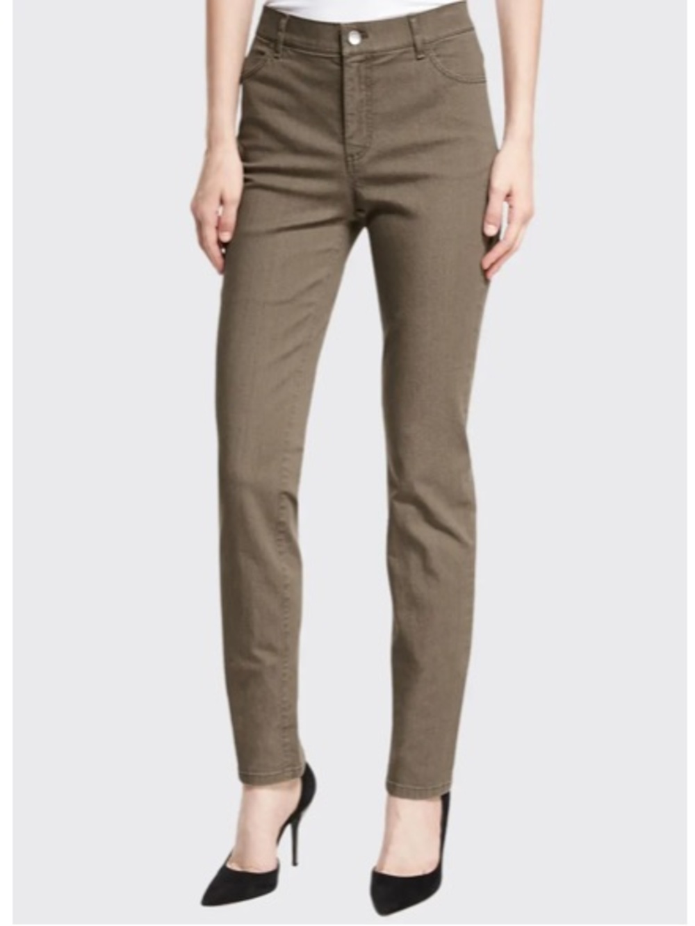 Lafayette 148 Thompson Jeans Brown Size 18
